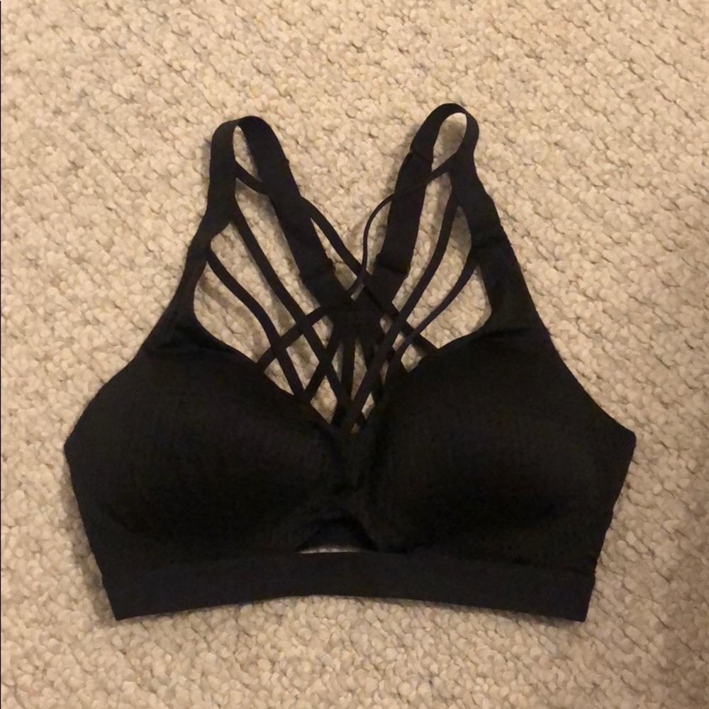 VS strappy sports bra.